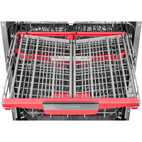 Встраиваемая посудомоечная машина Kuppersberg/ KITCHEN RETAIL / Встраиваемая посудомоечная машина Kuppersberg, количество корзин: 3, ширина 60 см, 14 комплектов, электронное управление, цифровой дисплей, отсрочка старта до 24 часов, 7 программ, 7 температурных режимов, луч на полу, использование таблеток «3 в 1», тип сушки: конденсационная, индикация наличия соли и ополаскивателя, частичная защита от протечек, самодиагностика, уровень шума 47 дБ, класс энергопотребления А++, "луч на полу" - фото 10