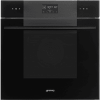 Встраиваемый духовой шкаф SMEG/ Многофункциональный духовой шкаф с пиролизом, 60 см, 10 функций, Black (черное стекло). Класс энергопотребления А+ - фото 2