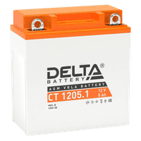 Аккумуляторная батарея Delta CT 1205.1 12В/5А·ч, клемма Болт + гайка Ø 5 мм (120х61х129мм (134мм), 1,8кг, Срок службы 5 лет - фото 2