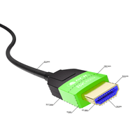 GCR PRO Кабель 2.0m оптический HDMI 2.1 8K 60Hz, 4K 144Hz, высокоскоростной 48.0 Гбит/с, черный - фото 4
