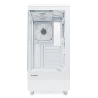 Корпус без блока питания/ Case HSPD F510, Panoramic Mid Tower, White, TG, 0.5 SPCC, 3x120mm ARGB (FNW010) ATX, mATX, mITX 180/280/160mm 1x2.5", 1x3.5", 7xPCI 2xUSB-A 3.0 356x218x467mm - фото 8