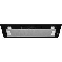 Вытяжка встраиваемая Kuppersberg Inlinea 70 BX черный/нержавеющая сталь, 70 см, 1300 куб. м/ч, 41 дБ - фото 1