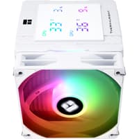 Кулер для процессора/ CPU Cooler Thermalright Peerless Assassin 120 Digital White ARGB (4-pin PWM, LED temp., 162mm, Ni/Cu, 6x6mm, ARGB, 2x120mm, 88.89CFM, 25.6dBA, 1850RPM, S: 1851, 1700, 1200, 115X, AM5, AM4, white) - фото 8