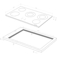 Варочная поверхность Kuppersberg/ Варочная поверхность Kuppersberg, Hi-Light, High-Tech, 90 см, 9 уровней мощности, таймер, автоматическое отключение, слайдерное управление, индикация остаточного тепла, цвет черный - фото 10