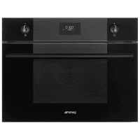 Встраиваемая микроволновая печь SMEG/ Встраиваемая микроволновая печь SMEG, 45 см, Linea, микроволны + гриль, 4 функции, LCD дисплей, поворотные переключатели, таймер, отсрочка, поддержание тепла, блокировка управления, автоматическое выключение, 3 стекла в дверце, объем 40 л, цвет черный - фото 2