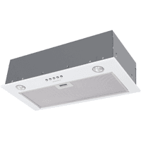 ВЫТЯЖКА MAUNFELD CROSBY SINGL 60 WHITE/ Полновстраиваемая, 60см, 850 м3, кнопочное управление, LED, площадь кухни до 30м2, опция: угольный фильтр CF140C-2шт, белая - фото 2