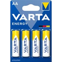 Батарейка AA/ Батарейка Varta ENERGY LR6 AA BL4 Alkaline 1.5V (4106) (4/80/400) (4 шт.) - фото 1