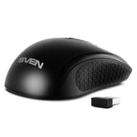 Беспроводная мышь SVEN RX-220W чёрная (3+1кл. 800-1600DPI, блист) - фото 2