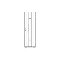 Шкаф Systeme Electric, серия Uniprom, 42U-600/1070, боковые панели 4шт, черный - фото 18
