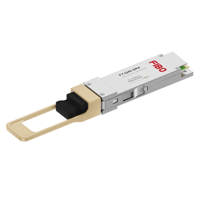 Трансивер/ FIBO FT-Q40-SR4 модуль QSFP+ , 40 G, до 100 м OM3 и 150 м OM4, TX 850 нм, MPO/MTP, DDM