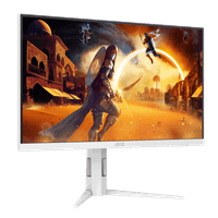 AOC Q27G4/WS 27" 2560x1440, IPS, 200Hz, 80M:1, 450cd, 0.3 ms, HDMI 2.0, DisplayPort 1.4, Height adj 130, pivot, VESA 100, 3Y, White/Silver - фото 4