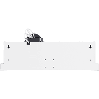 ВЫТЯЖКА HOMSair Flat 50 White/ встраиваемая, кнопочное управление, 2 скорости, 520 м3/ч, до 20 м2, 45 дБ, угольный фильтр CF110 - 1 шт, ШхВхД: 500х176х280 мм, белый цвет - фото 20