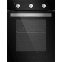 Шкаф духовой электрический MAUNFELD EOEC516B/ 448х546х595 мм, объем 51 л, 7 основных режимов, механическое управление, двойное стекло дверцы, металлическая ручка дверцы, холодный фронт, конвекция, гриль,таймер,черный цвет - фото 1