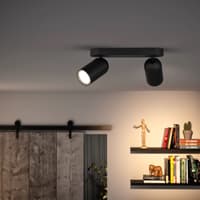 Потолочный светильник Philips PONGEE bar/tube black 2xNW 230V (лампы в комплект не входя) - фото 6