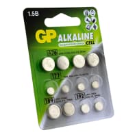Набор алкалиновых пуговичных батареек GP ACM02F-2CR12 120/1440 - 12 шт. в блистере - фото 7