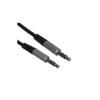 Кабель/ Кабель AUX GoPower Jack 3.5mm (m)-Jack 3.5mm (m) 5м ПВХ черный Premium Zip-Lock c подвесом (1/50) - фото 2