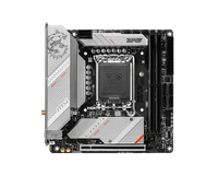 Материнская плата/ MB MSI INTEL B760 s1700, 2xDDR5(128GB), HDMI 2.1/DP, 1xPCIe 5.0x16, 1xLAN (2.5GbE), Wi-Fi, BT, 4xSATA 6Gb/s, 2xM.2, 1xUSB-C, 5xUSB 3.2, 2xUSB 2.0, mini ITX - фото 1