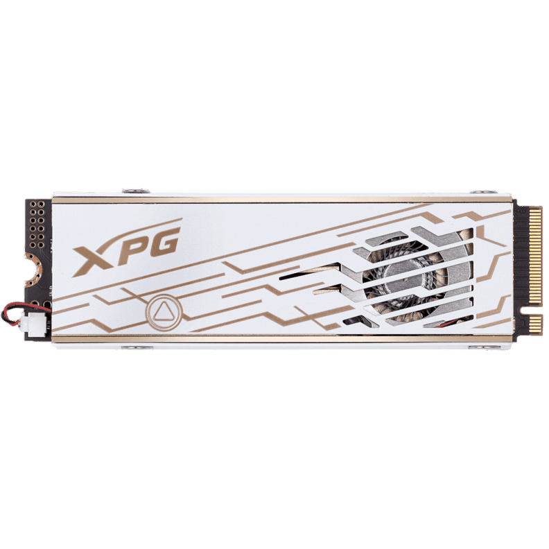 Твердотельный накопитель/ ADATA SSD XPG MARS 980 PRO, 1000GB, M.2(22x80mm), NVMe, PCIe 5.0 x4, 3D NAND, R/W 14000/10000MB/s, IOPs 1 600 000/1 650 000, TBW 740, DWPD 0.4, with Heat Sink (5 лет)