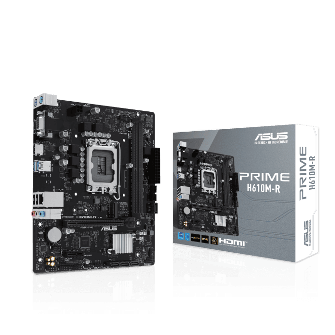 Материнская плата/ PRIME H610M-R-SI//LGA1700 H610 DP HDMI VGA MB