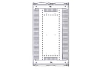 Шкаф Systeme Electric, серия Uniprom, 42U-600/1070, боковые панели 4шт, черный - фото 7