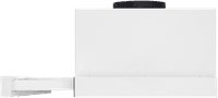 ВЫТЯЖКА HOMSair Flat 50 White/ встраиваемая, кнопочное управление, 2 скорости, 520 м3/ч, до 20 м2, 45 дБ, угольный фильтр CF110 - 1 шт, ШхВхД: 500х176х280 мм, белый цвет - фото 23