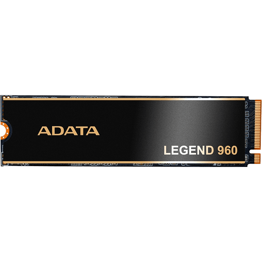 Твердотельный накопитель/ ADATA SSD LEGEND 960, 2000GB, M.2(22x80mm), NVMe 1.4, PCIe 4.0 x4, 3D NAND, R/W 7400/6800MB/s, IOPs 750 000/630 000, DRAM buffer 2000MB, TBW 1560, DWPD 0.43, with Heat Spreader (5 лет)