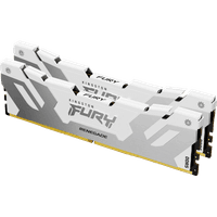 Память оперативная/ Kingston 64GB 6400MT/s DDR5 CL32 DIMM (Kit of 2) FURY Renegade White XMP - фото 1