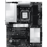 Материнская плата MSI PRO X870E-S EVO WIFI, AM5, AMD X870E, 4xDDR5 (до 256 ГБ), 4xSATA, 3xM.2 (1xPCIe 5.0, 2xPCIe 4.0), 1xPCIe 5.0 x16, 1xPCIe 4.0 x16, 1xPCIe x1, 1xHDMI, 1x5Gb LAN, Wi-Fi 7, Bluetooth 5.4, 1xUSB-C 40Gbps (USB4), 1xUSB-C 20Gbps, 2xUSB-A 10Gbps, 2xUSB-A 5Gbps, 4xUSB-A 2.0, 3x3.5 мм, 7.1, чёрный, ATX - фото 2