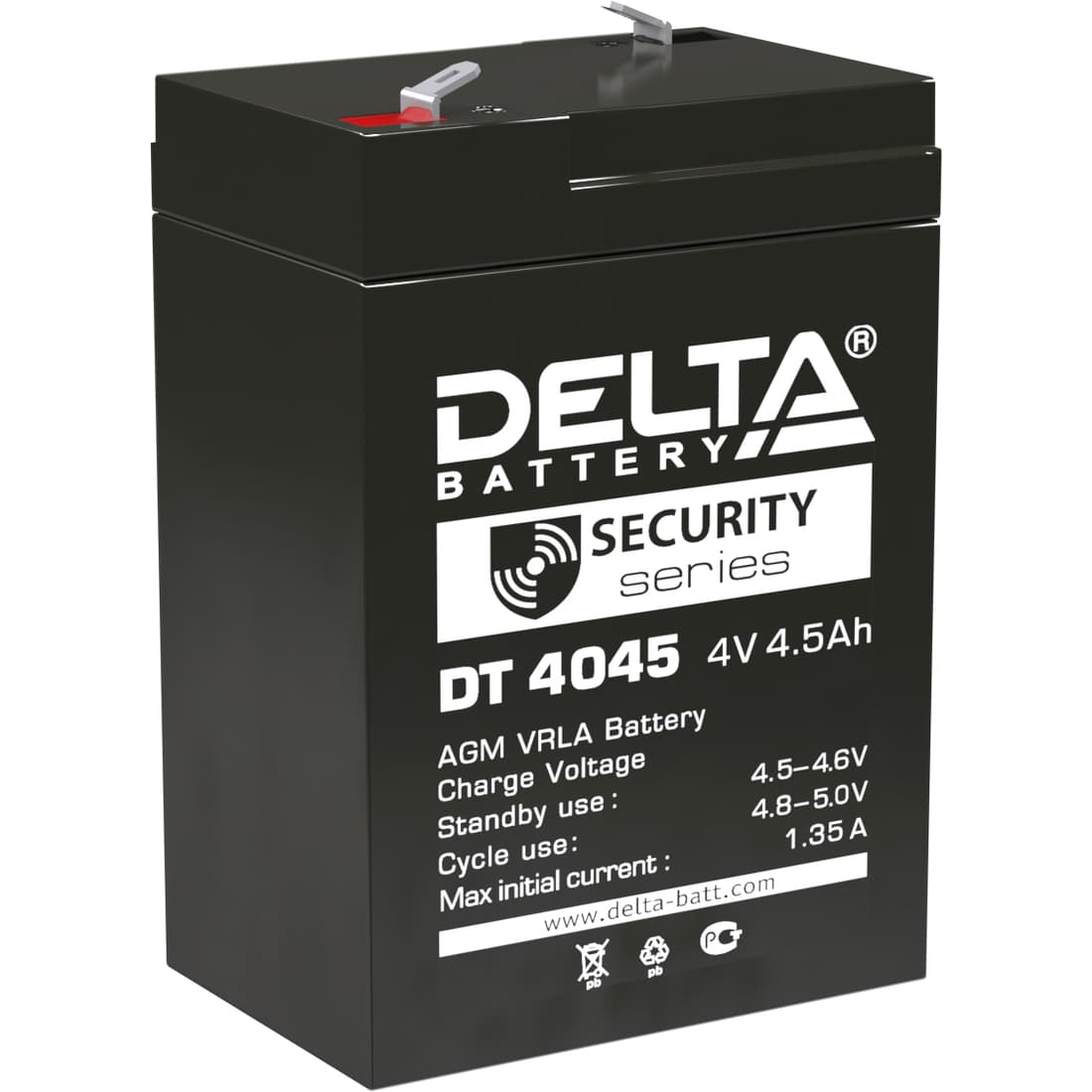 Батарея для ИБП Delta DT 4045 (4V, 4.5Ah)