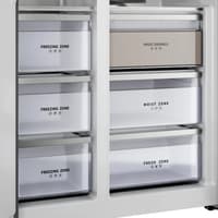 Холодильник Kuppersberg/ KITCHEN RETAIL / Отдельностоящии холодильник Side-by-Side, Габариты (ШxВxГ): 91.1х191.2х60 см, полезный объем хол. камеры: 294 л, электронное управление, Светодиодное освещение, Антибактериальный пластик, система NО FROST, цвет: серебристый - фото 10