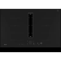 Варочная поверхность с встроенной вытяжкой NEFF/ Без боковых профилей и TwistPad (Аксессуар заказывается отдельно), индукционная, сенсорное управление, 4 конфорки, пауза, поддержание тепла, таймер, индикатор остаточного тепла, блокировка от детей, 17 уровней мощности, бустер, автоопределение посуды, Home Connect, цвет черный - фото 2
