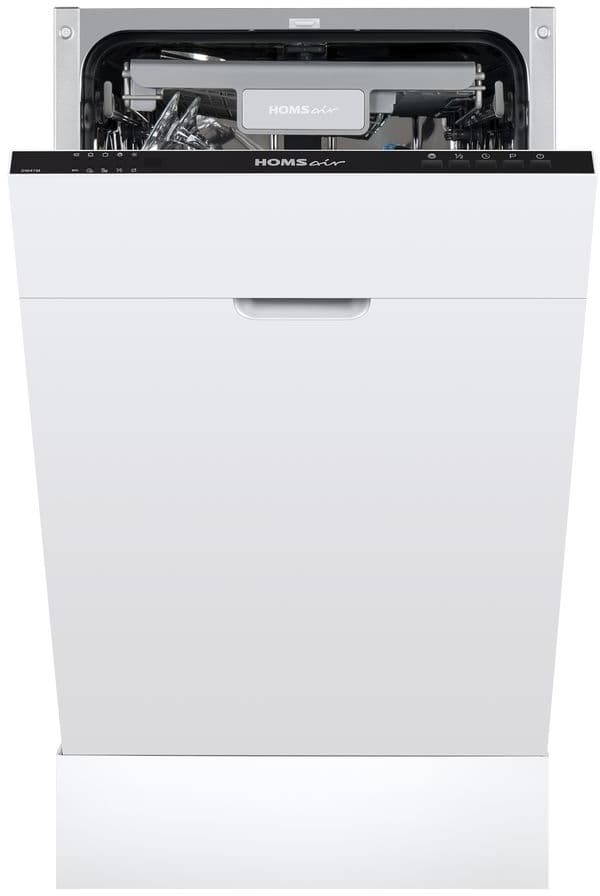 Посудомоечная бытовая машина HOMSair DW47M/ встраиваемая, 448х815х550 мм, 10 комплектов, 6 программ, 47 дБ, А++, расход воды - 9 л.