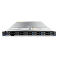 Серверная платформа/ Gooxi SL101-D10R-NV-G4 1U 10bay server platform based on Gen 4th 800W 1+1 PSU EU power cables rail kits - фото 2
