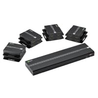 GCR PRO Разветвитель-удлинитель HDMI по витой паре 1080P до 50~60m, 1х8 до 17 дисплеев, передатчик+приемники(2хHDMI), поддержка IR, POC & EDID, Loop out TX, GCR-55774 - фото 2