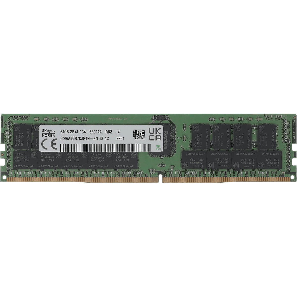 Память оперативная/ Hynix 64GB 3200MHz DDR4 RDIMM pulled