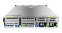 Серверная платформа/ Gooxi SL201-D12R-G4 2u 12bay server platform with direct bp,based on rapid sapphire 2xPCIe 5.0x16; 4xPCIe 5.0x8 4x 2.5" rear NVMe 2x CPU cooler 350W 1300W 1+1 EU power cables rail kits - фото 3