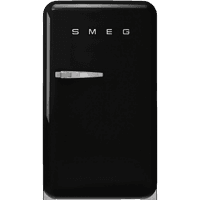 Холодильник SMEG/ Холодильник SMEG, отдельностоящий, стиль 50-х, однокамерный, внутренняя морозильная камера, объем 122 л, стандартный компрессор, энергоэффективность D, цвет черный - фото 1