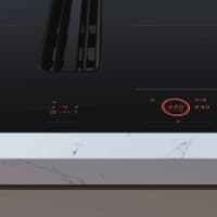 Индукционная варочная панель ASKO/ Арт. 738990 Индукционная варочная панель ASKO, установка вровень со столешницей, 4 зоны нагрева, контроль температуры, объединение зон, автоматическое распознавание посуды, 13 уровней мощности, таймер, вытяжка с поднимающимся модулем, производительность 617 м3/ч, уровень шума 60 дБ, 5 режимов работы вытяжки, термозонд, цвет глянцевый черный - фото 6