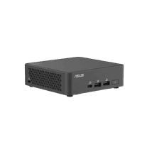 платформа для ПК/ Nettop ASUS NUC Model: NUC15CRK, Intel® Core™ 3 Processor 100U, 2xDDR5-5600 SO-DIMM supp, Intel® Graphics, Wi-Fi 7, BT v5.4, 3xUSB 3.2 Gen2, 1xUSB 2.0, 1xUSB 3.2 Gen2 Type-C + 2xT-bolt (incl. DP 2.1 and USB4), 2xHDMI 2.1, 1xRJ45 LAN, 1xDC-in, Supp: 128GB~8TB M.2 2280 NVMe™PCIe®5.0x4 SSD or 128GB~8TB M.2 2280 NVMe™PCIe®4.0x4 SSD + 128GB~2TB M.2 2242 NVMe™PCIe®4.0x4 SSD, 19VDC, 6.32A, 120W Adapter, W/O OS, ASUS LOGO, Black - фото 14