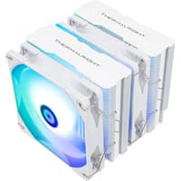 Кулер для процессора/ CPU Cooler Thermalright Peerless Assassin 120 White ARGB (4-pin PWM, 157mm, Ni/Cu, 6x6mm, ARGB, 2x120mm, 66.17CFM, 25.6dBA, 1550RPM, S: 1851, 1700, 1200, 115X, AM5, AM4, white) - фото 9