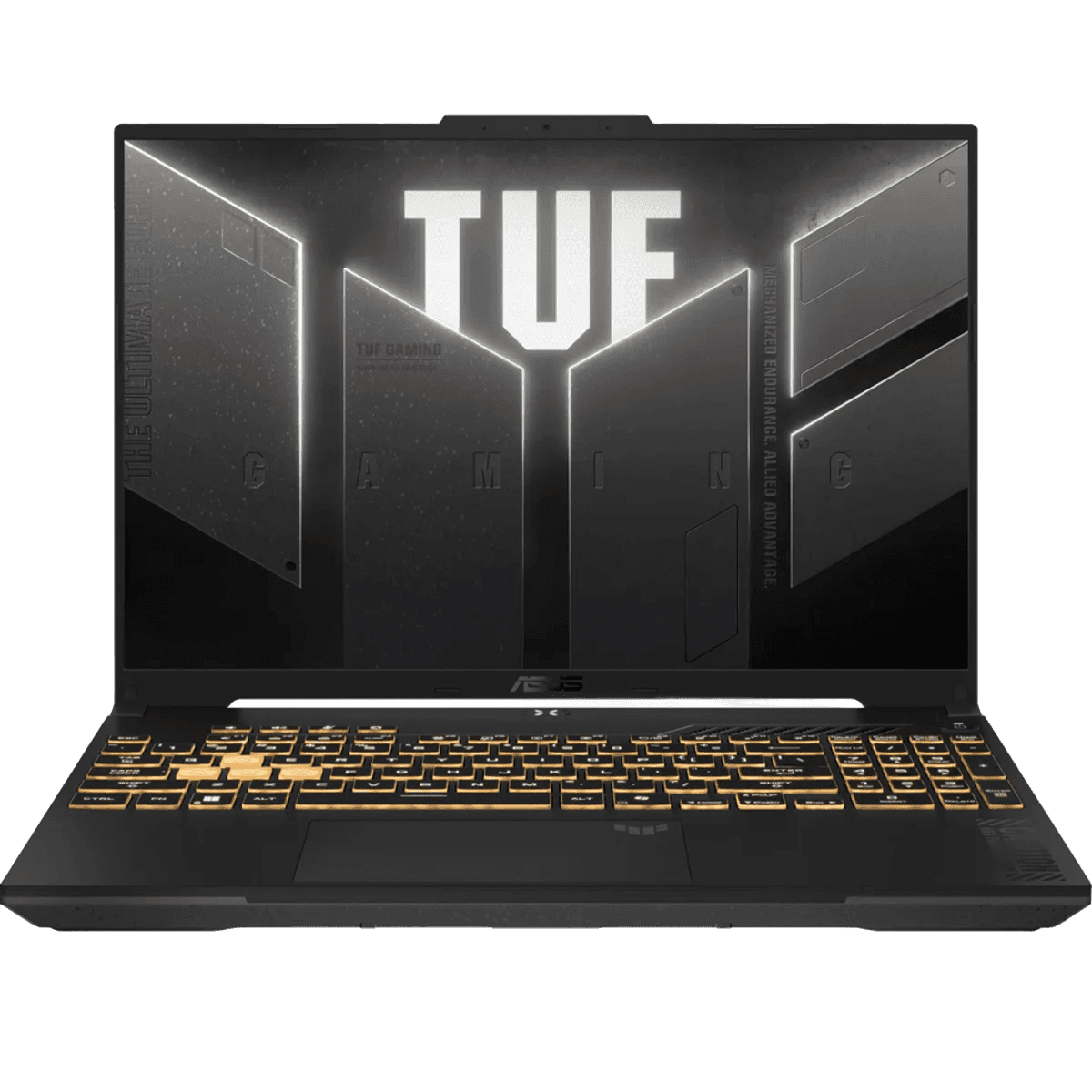 Ноутбук/ ASUS TUF F16 FX607VJB-RL103 16"(1920x1200 (матовый, 144Hz) IPS)/Intel Core 5 210H(2.2Ghz)/16384Mb/512PCISSDGb/noDVD/Ext:nVidia GeForce RTX3050(6144Mb)/Cam/WiFi/56WHr/war 1y/2.2kg/Mecha Gray/DOS