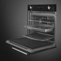 Встраиваемый духовой шкаф SMEG/ Многофункциональный духовой шкаф с пароувлажнением и пиролизом, 60 см, 12 функций, цвет чёрный, Victoria - фото 7