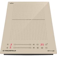 Индукционная варочная панель MAUNFELD/ Индукционная варочная панель с Flex Zone и Booster MAUNFELD CVI292S2FBG Inverter, 2 конфорки, мощность конфорок 1200, 2000, сенсорное управление, таймер, быстрый нагрев, автоматическое выключение, бустер, блокировка панели, пауза, цвет бежевый - фото 7