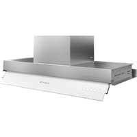 Встраиваемая в шкаф вытяжка Faber/ BETTER, IN-NOVA ZERO DRIP PLUS A120, полновстраиваемая, ширина 120 см, 710 м3/ч, сенсорное управление, 49дБ, LED освещение, нержавеющая сталь/белое стекло - фото 4