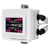 Водяное охлаждение для процессора/ Water Cooling System Thermalright Frozen Warframe SE 240 ARGB White (240mm, LED temp., Black, ARGB/ Fans: 2x120mm, 70.84CFM, 29.8dBA, 2000RPM/ Pump height 59mm, Rad thickness 27mm/ S: 1851, 1700, 1200, 115X, AM5, AM4) - фото 16