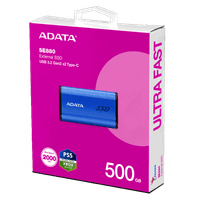 A-DATA Внешний SSD SE880 500GB USB 3.2 Type-C 2000 МБ/с Синий - фото 11