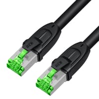 GCR PRO Патч-корд LSZH PROF прямой 40.0m, UTP медь кат.6А, черный, 26 AWG, ethernet high speed 10 Гбит/с, RJ45, T568B - фото 1