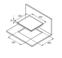Встраиваемая варочная панель ICS 622 R Индукция, 60 см, 4 конфорки, черный - фото 13