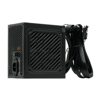 Блок питания/ Power Supply HSPD, 600W 80+ White (ATX, 2.31, Non-modular, 1x24(20+4)pin 500mm, 1xCPU 8(4+4)pin 550mm, 1xPCIe 8(6+2)pin 500mm, 1xSATA*3 400+150+150mm, 1xSATA*2 400+150mm, 1xMOLEX*2 400+150mm , Active, 120x120mm, 150x140x86mm, APFC, OVP, OPP, SCP, UVP, NLO, SIP, black) - фото 1