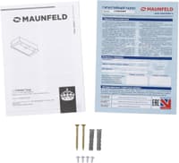 ВЫТЯЖКА MAUNFELD CROSBY SINGL 60 BLACK/ Полновстраиваемая, 60см, 850 м3, кнопочное управление, LED, площадь кухни до 30м2, опция: угольный фильтр CF140C-2шт, черная - фото 25